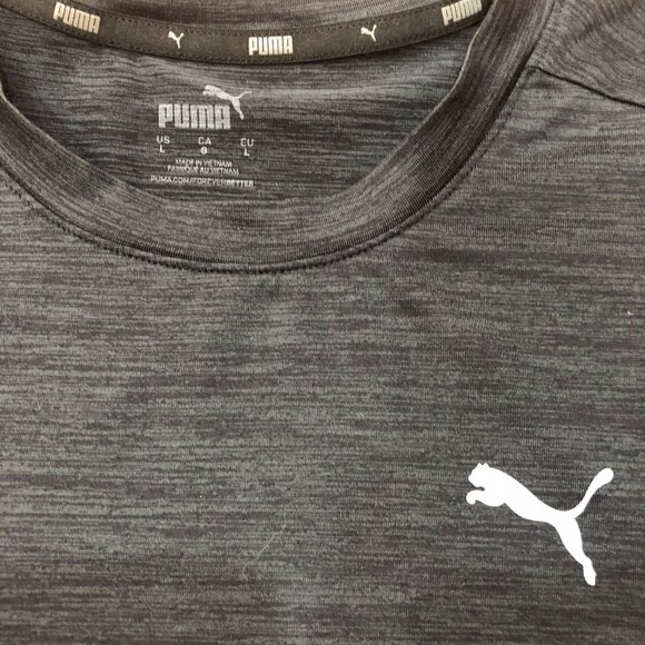 Puma Mens Black Short Sleeve Performance T-Shirt Size Large - Picture 5 of 7